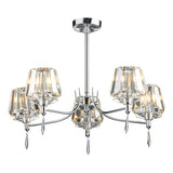 SEL0550 5 Light Semi Flush Polished Chrome