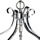 6 Light Pendant Polished Chrome