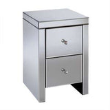 SEV2BSMIR 2 Drawer Bedside White