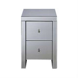 2 Drawer Bedside White