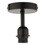 SF0122 1 Light Semi Flush Suspension Matt Black Bracket Only