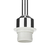 1 Light Semi Flush Suspension Polished Chrome Bracket Only