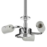 Light Semi Flush Suspension Polished Chrome