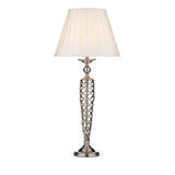 SIA4246 Table Lamp Satin Chrome With Shade (Multipack)