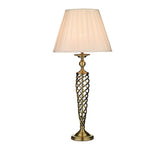 SIA4275 Table Lamp Antique Brass With Shade (Multipack)