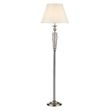 SIA4946 Floor Lamp Satin Chrome With Shade (Multipack)