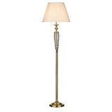 SIA4975 Floor Lamp Antique Brass With Shade (Multipack)