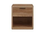 1 Drawer Bedside Rustic Oak