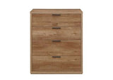 4 Drawer Chest Rustic Oak