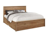 Double Bed Oak Effect