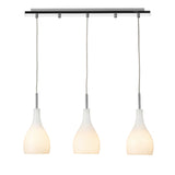 SOH032 3 Light Bar Pendant White