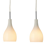 3 Light Bar Pendant White