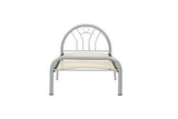 Single Bed Silver