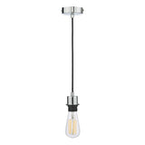 SP62 1 Light E27 Suspension Polished Chrome