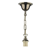 SP6575 1 Light Antique Brass E27 Suspension With Chain