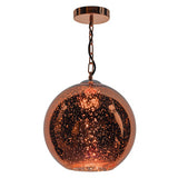 SPE0164 1 Light Electro Plated Pendant Copper Finish