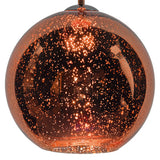 1 Light Electro Plated Pendant Copper Finish