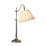 UF4075-X Rise & Fall Table Lamp Antique Brass With Shade