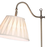 SUF4975-X Rise & Fall Floor Lamp Antique Brass With Shade