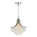 SUR0150 1 Light Pendant Crystal Polished Chrome
