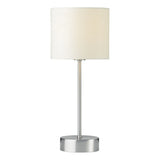 SUZ4033 Touch Table Lamp Satin Chrome With Shade (Multipack)