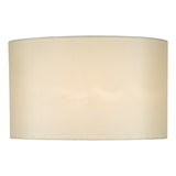 SYR1633 White Faux Silk Oval Shade 40Cm