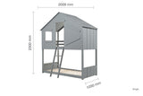 SAFBBGRY Bunk Bed Grey