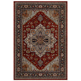 Rug Red/Blue/Cream