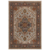 Rug Red/Blue/Cream
