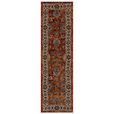 Rug Red/Blue/Cream
