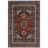 Rug Red/Blue/Cream
