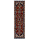 Rug Red/Blue/Cream