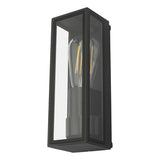 Outdoor Wall Light Matt Grey Glass Ip65