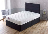 Taurus Mattress on a Divan Base with Headboard