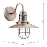 Single Wall Bracket Copper