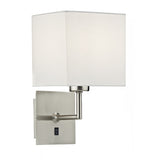 TIB0746 Wall Bracket Satin Chrome Complete With Shade