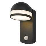 TIE1539 Outdoor Wall Light Adjustable Head Anthracite Sensor Ip65 Led