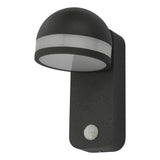Outdoor Wall Light Adjustable Head Anthracite Sensor Ip65 Led