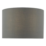 TUK1039 Grey Cotton Drum Shade 27Cm