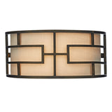 TUM0763 2 Light Wall Light Bronze With Shade