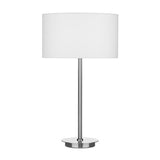 Table Lamp Satin Chrome Base Only