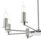 8Lt Pendant Satin Nickel Fitting Only