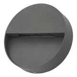 Outdoor Wall Light Round Eyelid Anthracite Ip65 Led