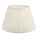 ULY1415 Ivory Faux Silk Pleated Shade 35CmULY1415 Ivory Faux Silk Pleated Shade 35Cm