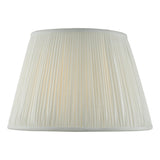 Ivory Faux Silk Pleated Shade 40Cm