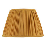 Yellow Ochre Faux Silk Pleated Shade 40Cm