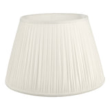 ULY1815 Ivory Faux Silk Pleated Shade 45Cm