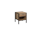 URB1BSRUS 1 Drawer Bedside Rustic