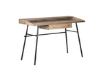 URB1DODSRUS 1 Drawer Office Desk With Shelf Rustic