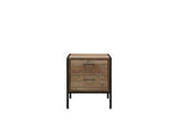 2 Drawer Bedside Rustic